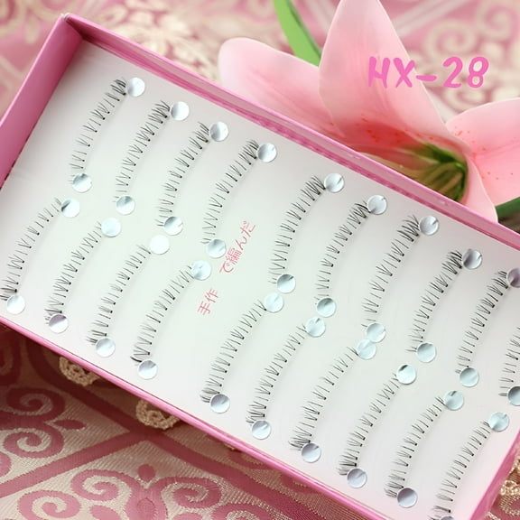 AURENIX 10 Pairs Lower Under Bottom Eye Lashes Extension False Eyelashes