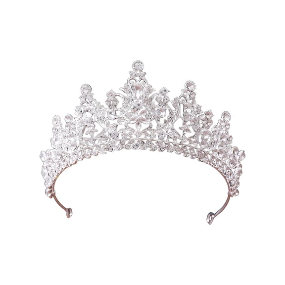 AURENIX Coronas Para 15 Anos,Unique V Shaped Design Princess Crown,Trendy Modern Aesthetic King Crown,Style1