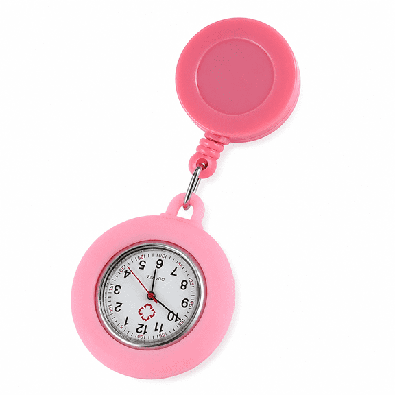 AURENIX Medical Watches for Women Nurse Tool Nurses Retractable Man Student Pink