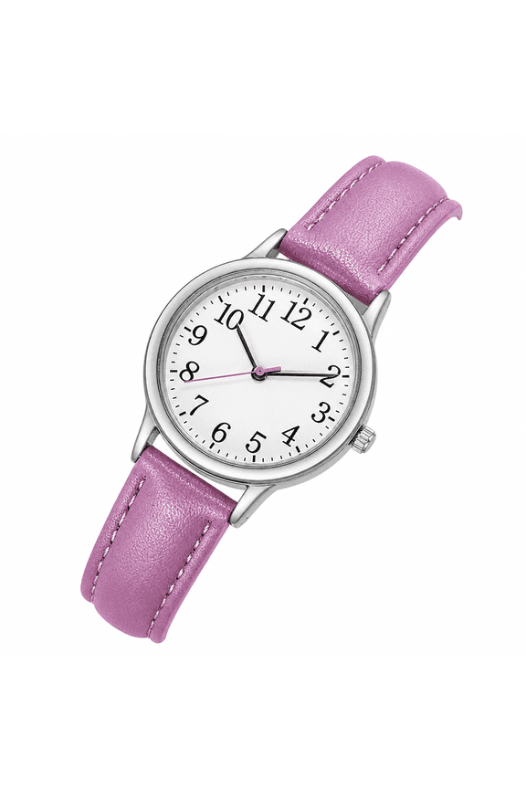 Watches for Women,Simple Elegant Design Ladies Watches for Women,Precision Quartz Movement Slim Leather Strap Womens Watch,Purple