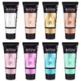 thumbnail image 1 of AUREUO Metallic Acrylic Paint Set - 8 Pearlescent Colors 0.71 Fl Oz / 21ml Tubes Shinning Art Paints for Crafts Decor Rich Pigments Non-toxic Painting Supplies for Artists, 1 of 8