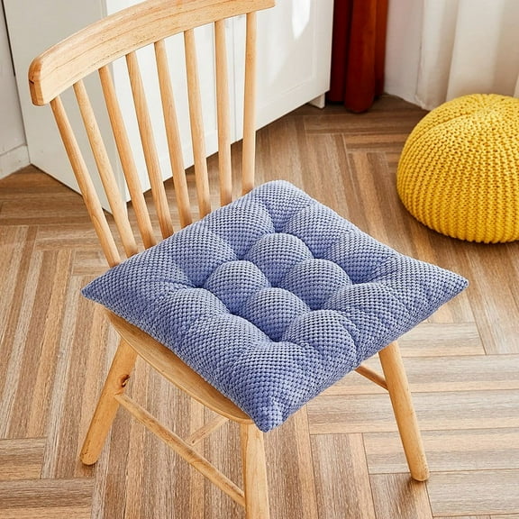 AURIGATE 16”Bistro Cushions,Cushion with Cotton Filled, Brown Peacock Chair Cushions Round for Home Office, Dining, Kitchen