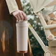 thumbnail image 1 of AURIGATE 25oz (750ml) Ceramic Lined Insulated Water Bottle, Dual Drink Leakproof Travel Tumbler with Handle, 6 Colors, 1 of 7