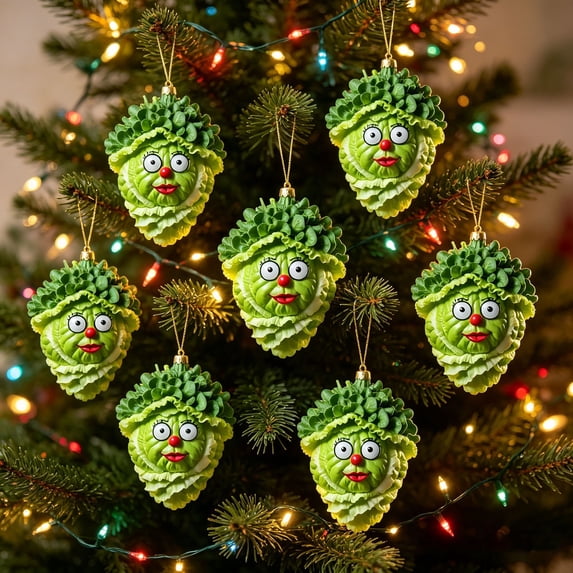 AURIGATE 2D Acrylic Christmas Tree Ornament Flat Hanging Pendant, 3.15 in, Multicolor, Friendship Themed Decorative Pendant for Car Interior Window Home