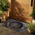 thumbnail image 1 of AURIGATE 3D Illusion Stone Tunnel Print Polyester Area Rug, 23.62×15.75in,Non-Slip Absorbent Indoor Floor Mat, Machine-Washable Entryway Rug, 1 of 6