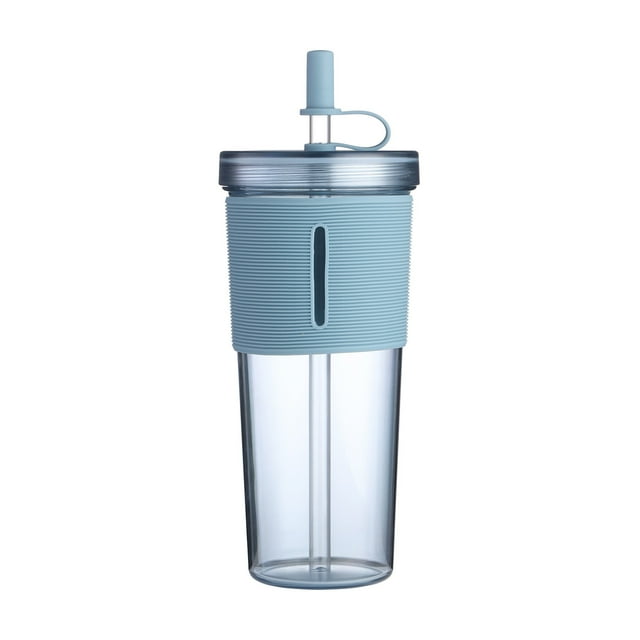 AURIGATE Acrylic Travel Tumbler with Lid and Straw Premium Insulated