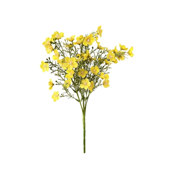 AURIGATE Artificial Wild Flower Bouquet 5.91x13.39in, Fake Floral Stem for Home Vase Garden Wedding Party Table Centerpiece Decoration