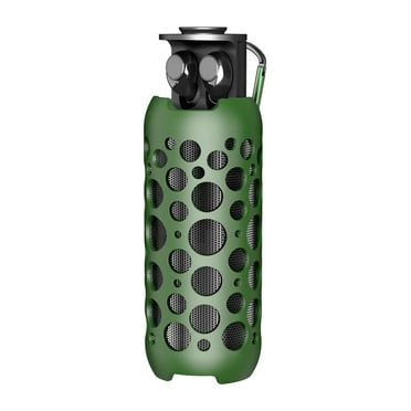 AURIGATE Bluetooth Speaker, 2 in 1 Portable Speakers Bluetooth Wireless Earbuds Combo Mini 360 Surround Stereo Sound with TWS Earbuds Built-in Mic and Charging Case for Home Party Outdoor Travel