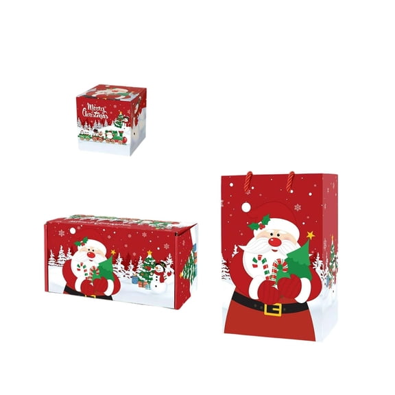 AURIGATE Christmas Surprise Jumping Box, Paper 7.87x5.12x3.54 in, Folding Bouncing Red Gift Box for Holiday Party Money Gift Explosion Box