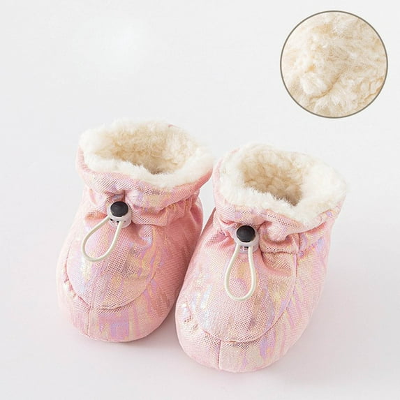 AURIGATE Clearance! Baby Non Slip Socks Toddler Boys Girls Color Reflective Socks Keep Warm Plush Kids Soft Non-slip Indoor Toddler Shoes Socks