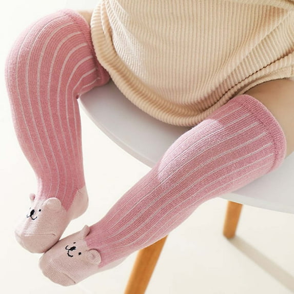 AURIGATE Clearance! Baby Non Slip Socks Toddler Boys Girls Cute Cartoon Stocking Keep Warm Soft Indoor Toddler Socks