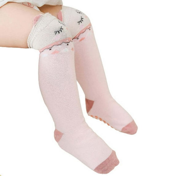 AURIGATE Clearance! Baby Non Slip Socks Toddler Boys Girls Cute Cartoon Stocking Keep Warm Soft Non-slip Indoor Toddler Socks