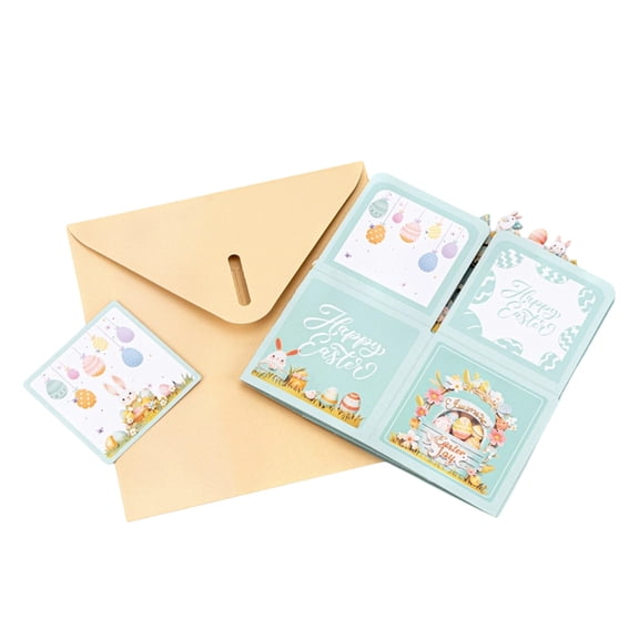 AURIGATE Easter 3D Bunny Box, Paper 3D Rabbit Gift Box for Easter Party Favors, Treats & Table Decor