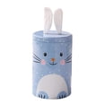 thumbnail image 1 of AURIGATE Easter Bunny Tin Canister 4.13×6.3in, Cute Rabbit Shaped Metal Storage Container, Festive Candy Jar & Gift Box for Easter & Spring, 1 of 6