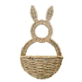 thumbnail image 1 of AURIGATE Easter Bunny Wooden Wall Hanging Basket, Farmhouse Spring Decor, Handcrafted Hanging Storage for Home Entryway, 1 of 6
