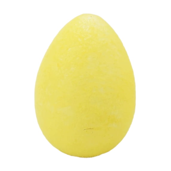 AURIGATE Easter Flocked Egg 2.55x3.74in, Foam Fluffy Colorful Easter Egg for DIY Craft, Home Decor, Easter Egg Hunt, Spring Holiday Party Supplies