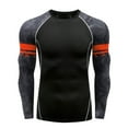 AURIGATE Fashion Man ONeck Long Sleeve TShirt Autumn Patchwork Sports