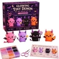 thumbnail image 1 of AURIGATE Glow in Dark DIY Bead Kit, 7.87x4.72 inch Luminous Spirit Crafts Set for Jewelry Making Halloween Gift Activity, 1 of 5