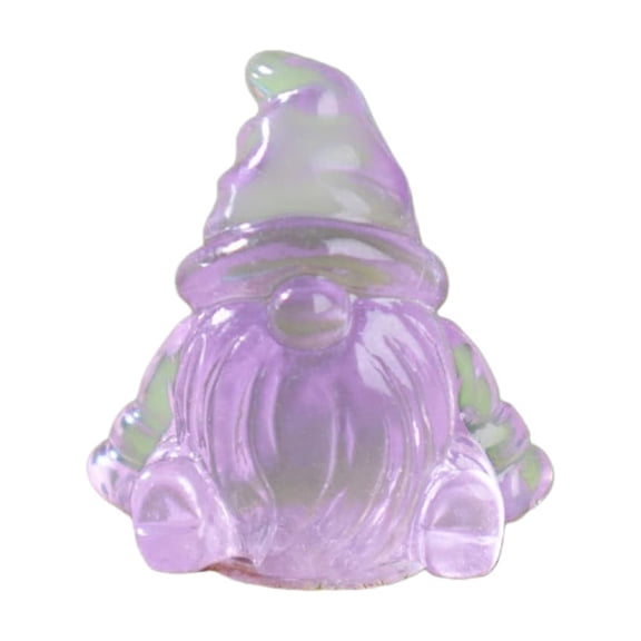 AURIGATE Glow in the Dark Gnome Resin Mini Figures, 0.7 Inch Cute Luminous Elf Figurines for Home Garden Party Favor