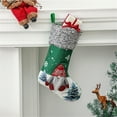 thumbnail image 1 of AURIGATE Gnomes Christmas Stockings - Large 3D Xmas Stockings 3 Pack Personalized Christmas Decoration for Hanging Fireplace Home Decor Holiday Party, 1 of 4