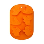 Smiling Pumpkin Lollipop Chocolate Soap Mold - Halloween Thanksgiving Craft