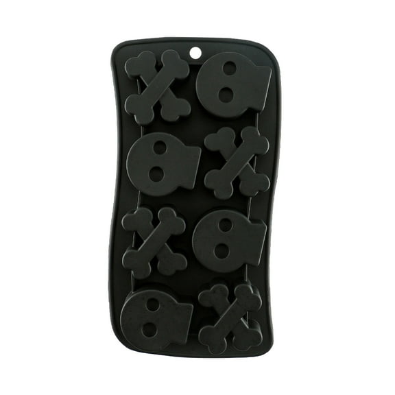 AURIGATE Halloween Silicone Mold Bat Pumpkin Witch Hat Skeleton Candy Chocolate Mould Colorful Fondant Resin Baking Mold for DIY Craft Gummy Cookie Cake Cupcake Topper Decoration