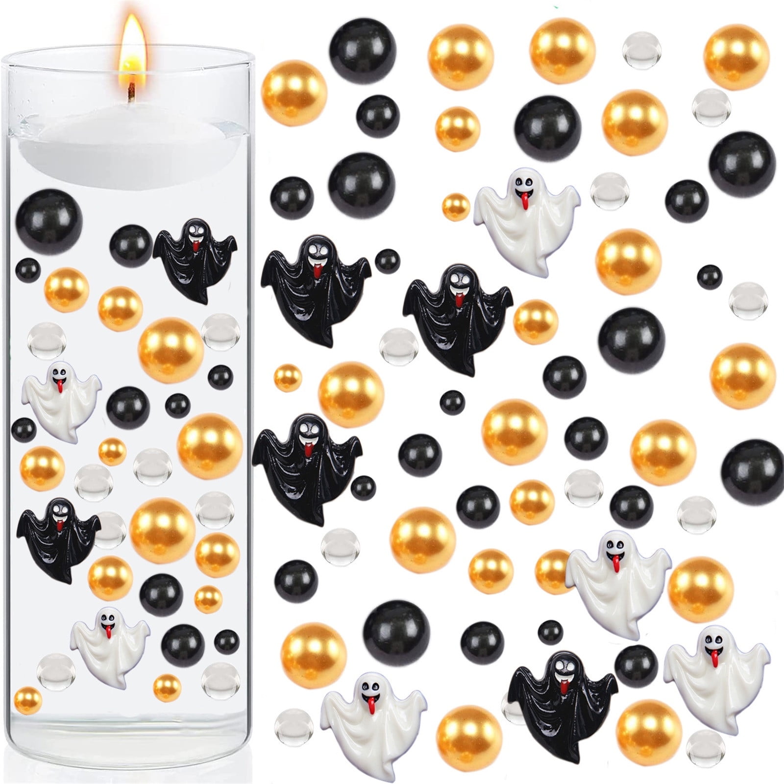 AURIGATE Halloween Vase Filler Pearls for Vase Halloween Floating