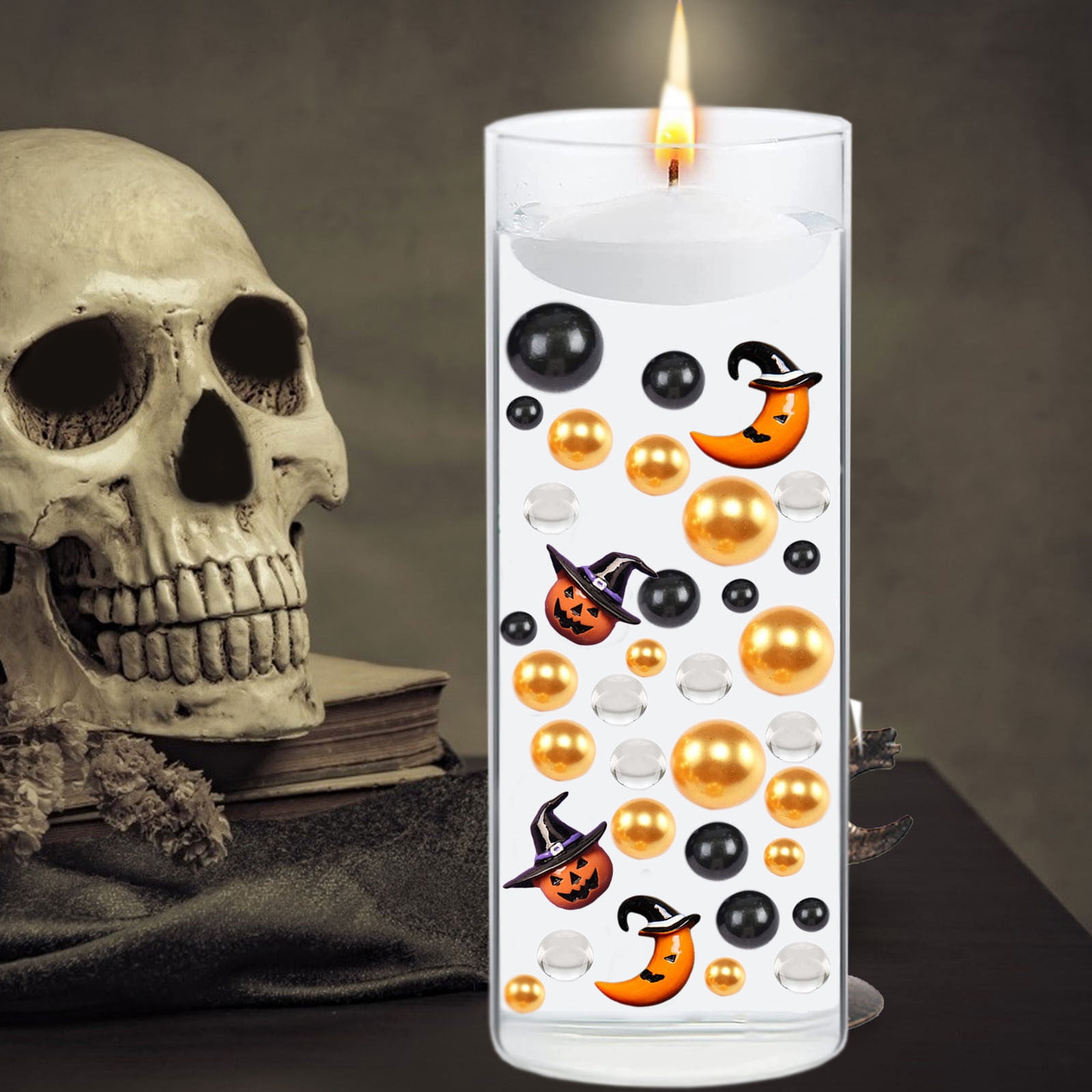 AURIGATE Halloween Vase Filler Pearls for Vase Halloween Floating