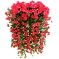 thumbnail image 1 of AURIGATE Hanging Artificial Flowers Basket, Hanging , Silk Orchid Flowers, Flower Arrangement for Outdoor Garden Yard Pouch Patio Indoor Home Decoration, 1 of 3