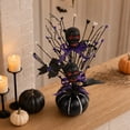 thumbnail image 1 of AURIGATE Mini Halloween Tree, Black Gothic Tabletop Bat Tree with Spiderweb for Home Mantel Decor, 1 of 6