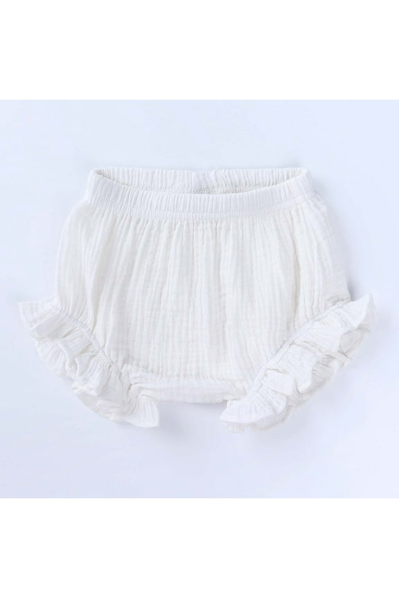 Newborn Toddler Baby Bag Fart Pants Solid Color Casual Briefs Big Butt Shorts Bread Pants Clearance