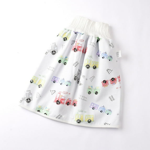 AURIGATE Toddler Baby Girl Skirt Toddler Baby Boys Girls Cotton Cute Cartoon Pattern Waterproof Impermeable Leakproof Diaper Pants Skirt