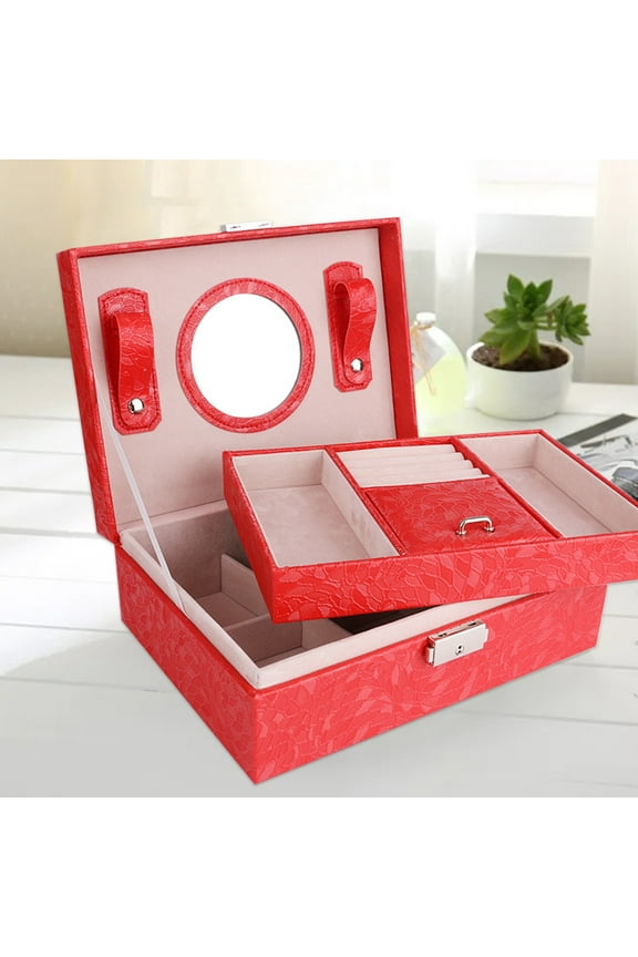 Travel Jewelry Case for Women Fashion, A Initial Travel Jewelry Case Organizer Small Travel Jewelry Case Personalized Jewelry Case for Girls Jewelry Box Teen Girl Gifts Trendy Stuff