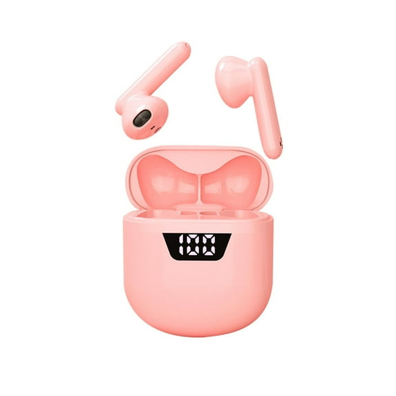 AURIGATE Wireless Earbuds, V5.1 Bluetooth Headphones LED Power Display Deep Bass Ear buds Waterproof Earphones Microphone Stereo Headset for TV Phone Laptop