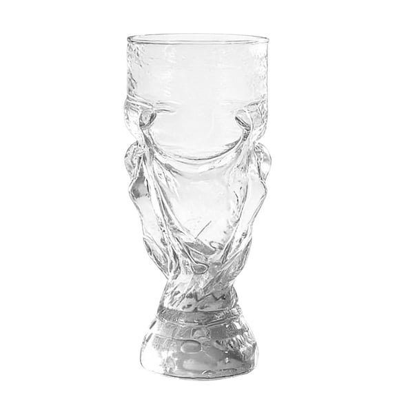 AURIGATE World Cup Trophy Shaped Beer Glass, Crystal Beer Mug for Soccer Viewing Parties, Game Nights & Gifts