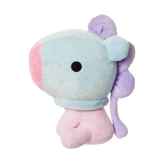 AURORA, 61478, BT21 Official Merchandise, Baby MANG Sitting Doll 8In, Soft Toy, Purple, Blue &