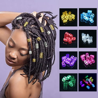 Qepwscx 100 Pcs Hair Beads For Braids, Hzpohyz Hair Jewelry Loc