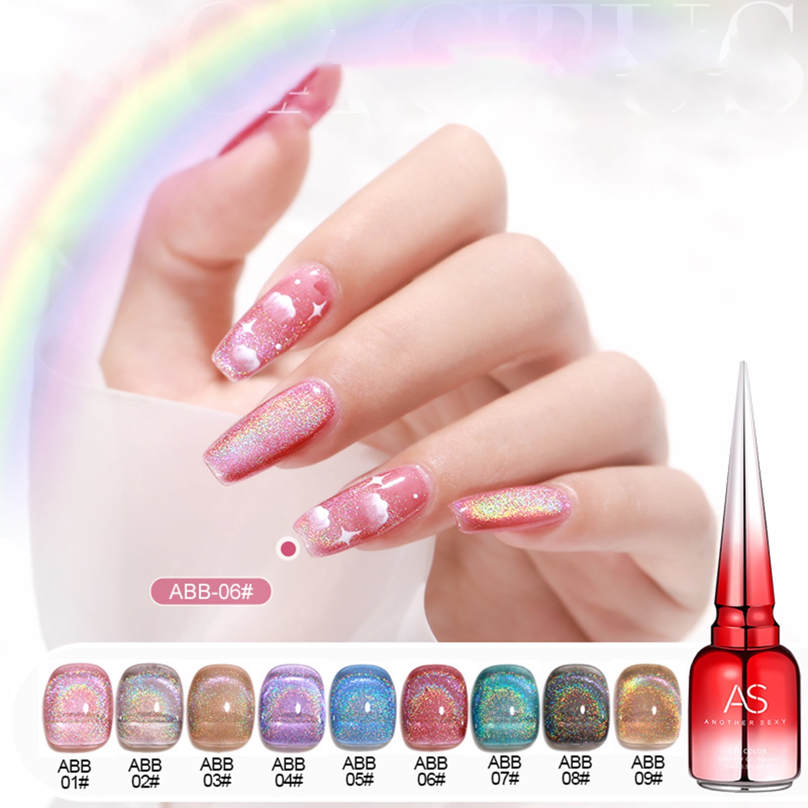 AURORA TRADE 15ml Nail Polish Excellent Saturation Quick Drying Cat Eye Effect Reflective Glitter Nail Sparkling Soak Off Gel for Salon 5925468b d090 4861 abed b76a1dce2a56.b2f5d070eb2fa21591b331362713a5fa