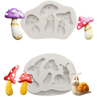  Mushroom Chocolate Molds, Mushroom Shaped Silicone Molds, Cute  Mushroom Candy Vegetable Fondant Molds, Mushroom Themed Cake Candy  Chocolate Polymer Clay, Gummy, Crafting Projects, Cupcake Topper Decor :  Home & Kitchen