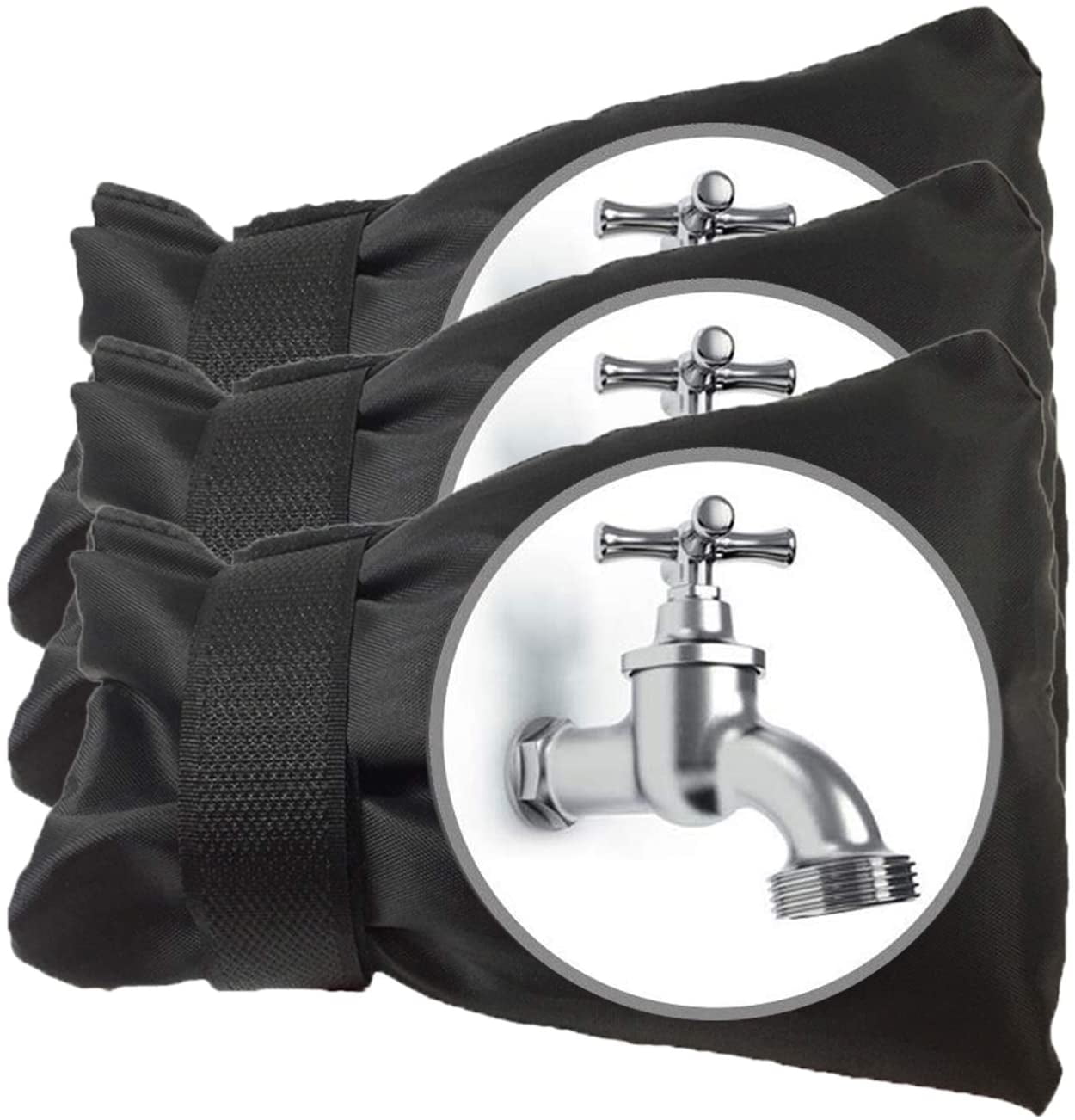 AURORA TRADE 3PCS Faucet Cover Outside, Outdoor Faucet Covers for