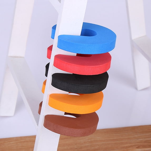 AURORA TRADE 4Pcs Household Door Buffer High Elasticity Not Easy to Fall Home Improvement Protection Safe Stopper for Protecting Children