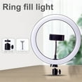 thumbnail image 1 of AURORA TRADE 6/10/12 Inch Fill Light Adjustable 360 Degree Rotatable High Brightness Multifunction Switch LED Selfie Ring Light for Photography, 1 of 8