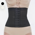 thumbnail image 1 of AURORA TRADE Abdominal Belt 11 Buckles Body Sculpting Rubber Waist Trainer Body Shaping Belt for Summer, 1 of 8