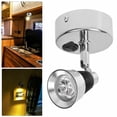 thumbnail image 1 of AURORA TRADE Book Light White, Reading Light Silver Color Warm White Light 10-30V High Brightness LED Spot Lamp for Boat, 1 of 8