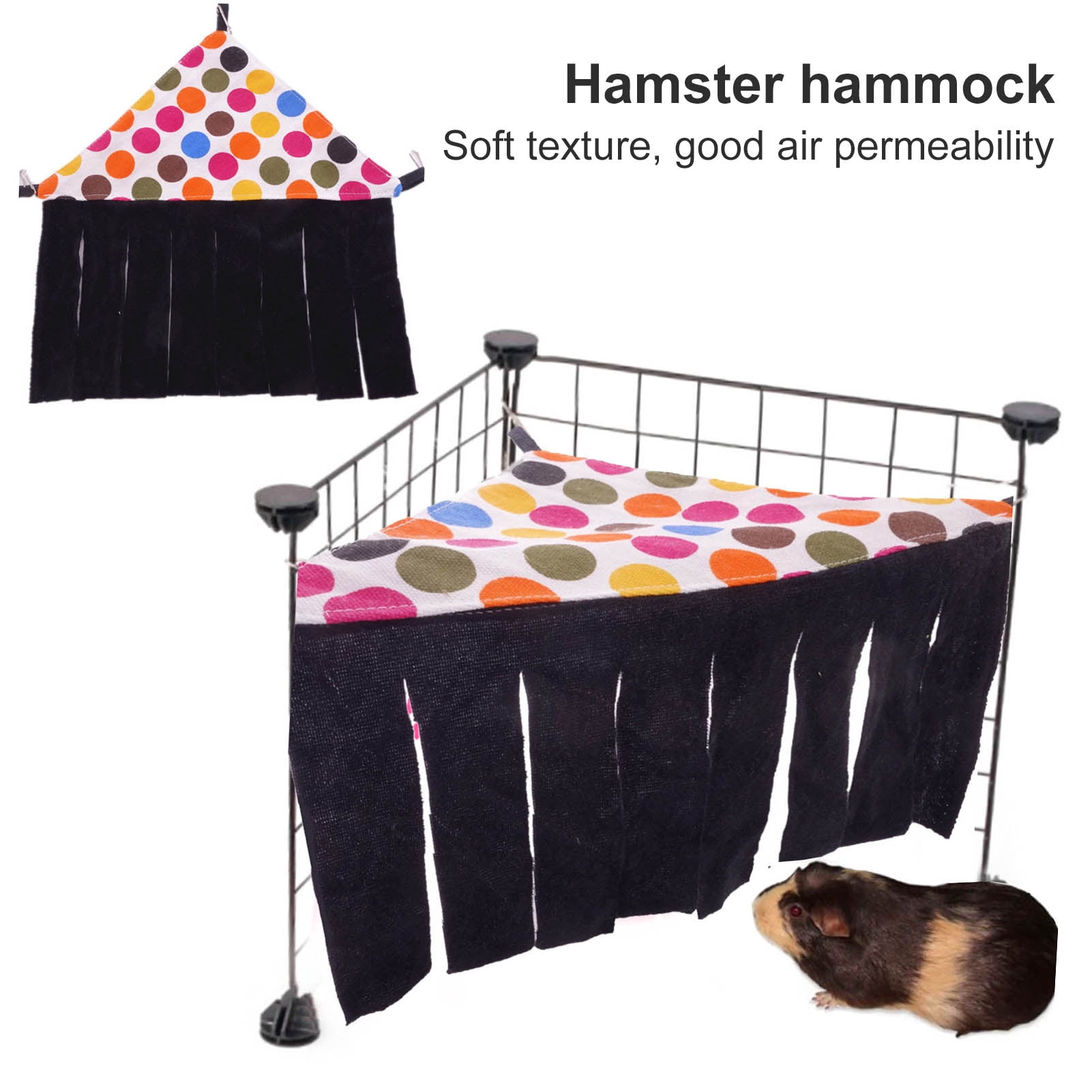 Image showcasing AURORA TRADE Hamster Hideout, Small Animal Hideaway Tent Fabric Forest ...