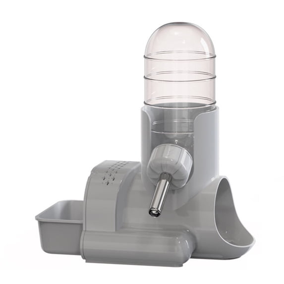AURORA TRADE Hamster Water Bottle with Tunnel, Little Pet Automatic Drinking Bottle with Food Container Base Hut Hanging Water Feeding Bottles Auto Dispenser for Small Animals