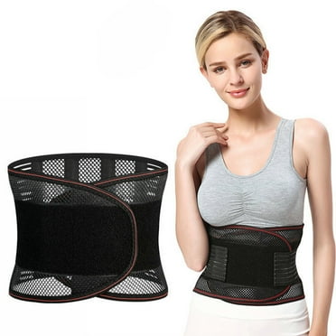 AURORA TRADE Waist Trimmer Belt for Women Waist Trainer Sauna Belt Tummy Toner Low Back and Lumbar Support with Sauna Suit Effect