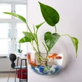 thumbnail image 1 of AURORA TRADE Wall Fish Bubble Wall Hanging Bowl Clear Acrylic Vase Flower Plant Pot Aquarium 5.9in with Steel Nail and Non-trace Nail, 1 of 8