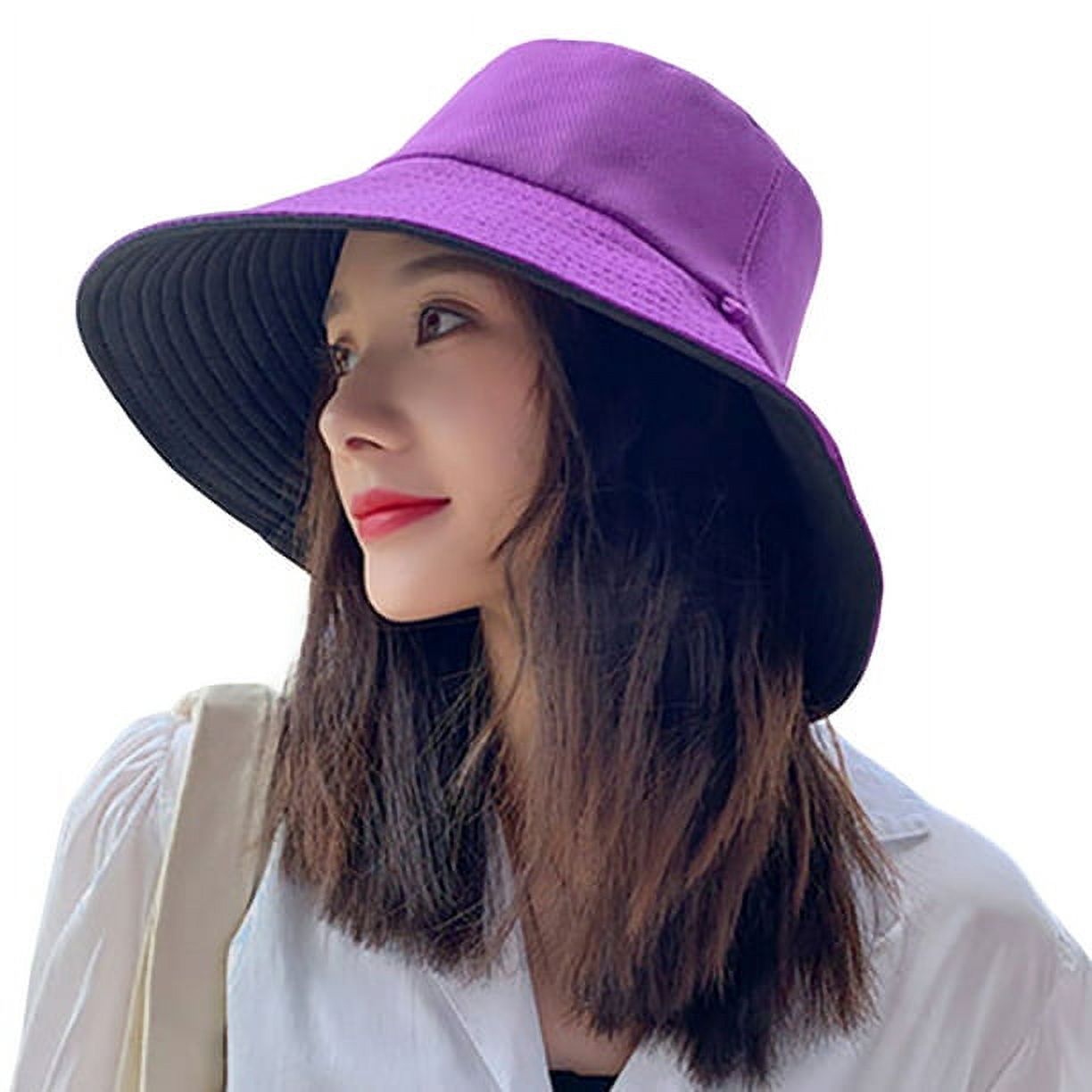 AURORA TRADE Women Beach Hat Packable Large Brim Floppy Sun Hat 