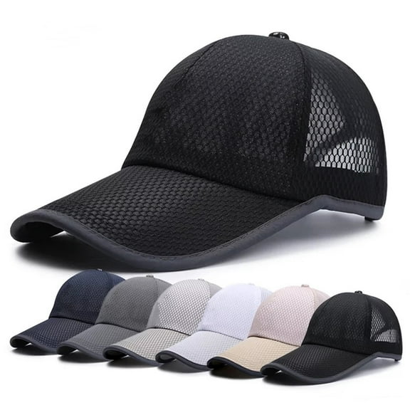AURORA TRADE Summer Mesh Baseball Cap for Men Adjustable Breathable Caps Women Men's Hat Quick Dry Cool Hats Casual Trucker Hat